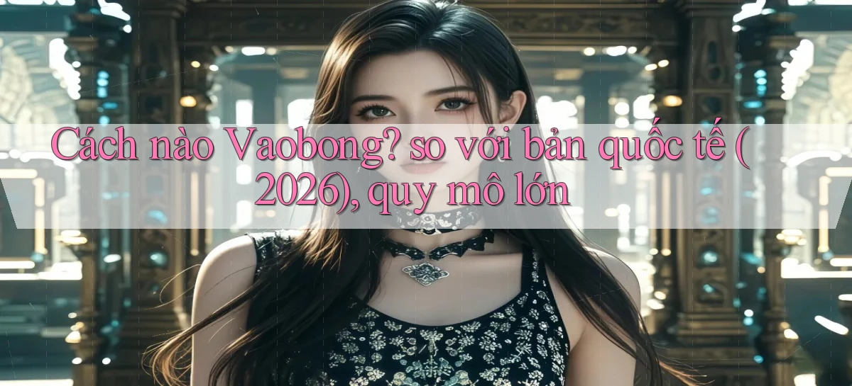 Cách nào Vaobong so với bản quốc tế (2026), quy mô lớn
