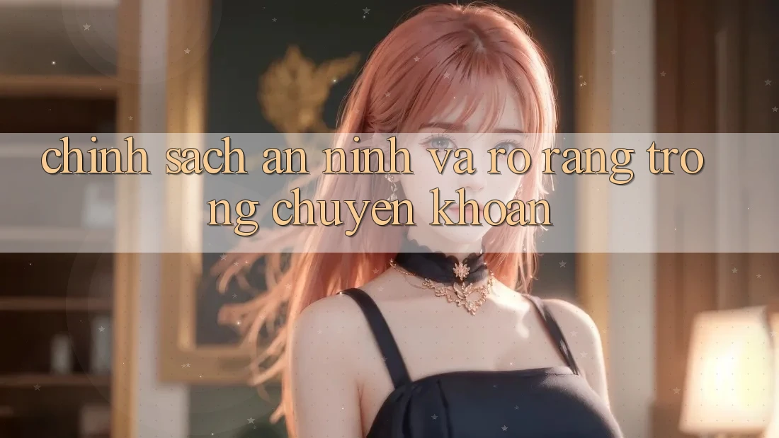 Chính Sách An ninh Và Rõ Ràng Trong Chuyển khoản