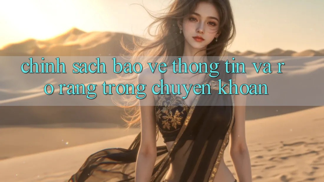 Chính Sách Bảo vệ thông tin Và Rõ Ràng Trong Chuyển khoản