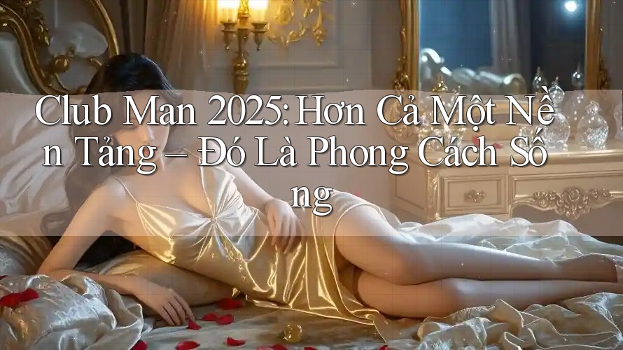 Club Man 2025: Hơn Cả Một Nền Tảng – Đó Là Phong Cách Sống