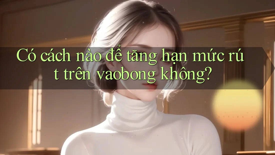 Có cách nào để tăng hạn mức rút trên vaobong không?