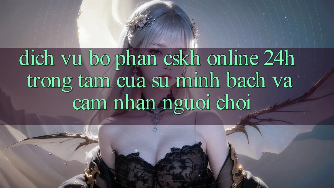 Dịch Vụ Bộ phận CSKH Online 24h: Trọng Tâm Của Sự Minh bạch và Cảm nhận Người chơi