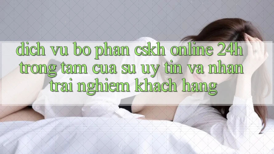 Dịch Vụ Bộ phận CSKH Online 24h: Trọng Tâm Của Sự Uy Tín và Nhận trải nghiệm Khách Hàng Dịch Vụ Bộ phận CSKH Online 24h: Trọng Tâm Của Sự Uy Tín và Nhận trải nghiệm Khách Hàng