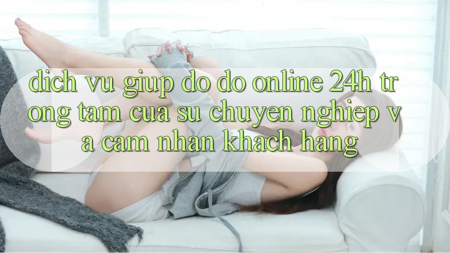 Dịch Vụ Giúp đỡ đỡ Online 24h: Trọng Tâm Của Sự Chuyên nghiệp và Cảm nhận Khách Hàng