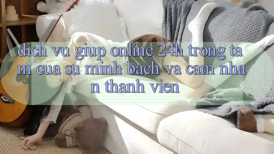 Dịch Vụ Giúp Online 24h: Trọng Tâm Của Sự Minh bạch và Cảm nhận Thành viên