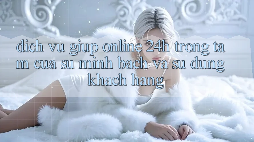 Dịch Vụ Giúp Online 24h: Trọng Tâm Của Sự Minh bạch và Sử dụng Khách hàng