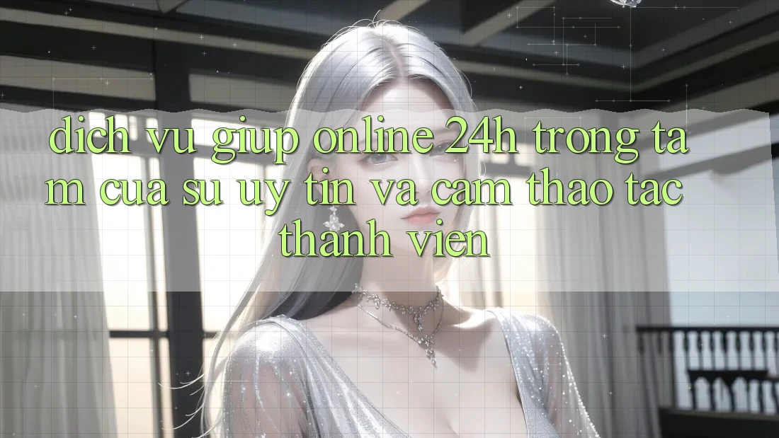 Dịch Vụ Giúp Online 24h: Trọng Tâm Của Sự Uy Tín và Cảm thao tác Thành viên Dịch Vụ Giúp Online 24h: Trọng Tâm Của Sự Uy Tín và Cảm thao tác Thành viên