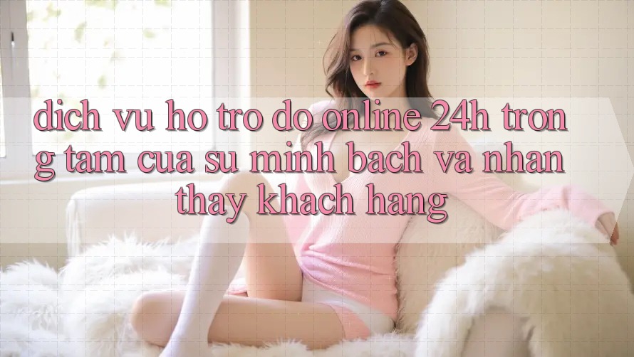 Dịch Vụ Hỗ trợ đỡ Online 24h: Trọng Tâm Của Sự Minh bạch và Nhận thấy Khách Hàng
