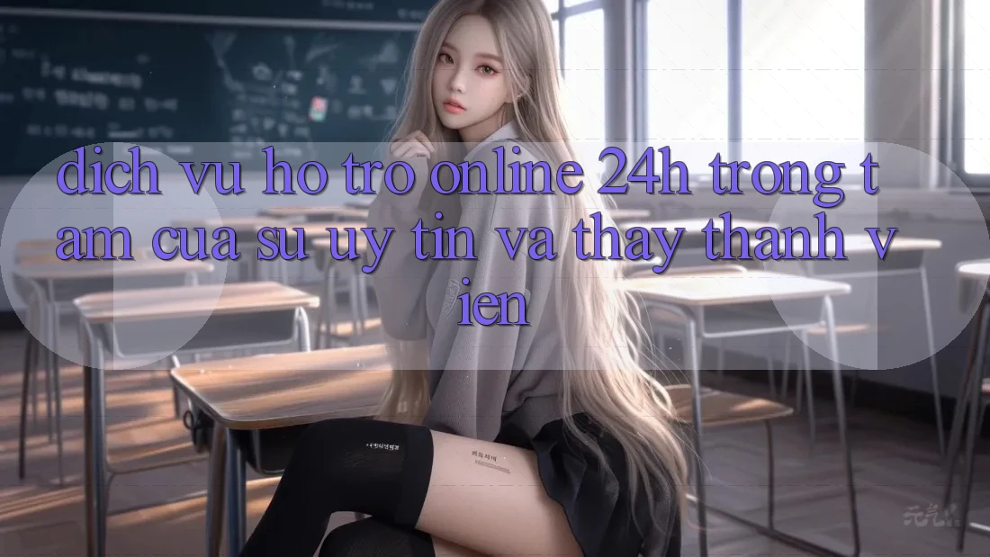 Dịch Vụ Hỗ Trợ Online 24h: Trọng Tâm Của Sự Uy Tín và Thấy Thành viên Dịch Vụ Hỗ Trợ Online 24h: Trọng Tâm Của Sự Uy Tín và Thấy Thành viên