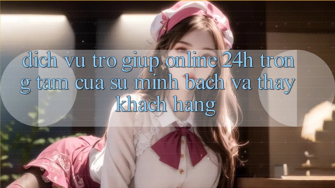 Dịch Vụ Trợ giúp Online 24h: Trọng Tâm Của Sự Minh bạch và Thấy Khách Hàng