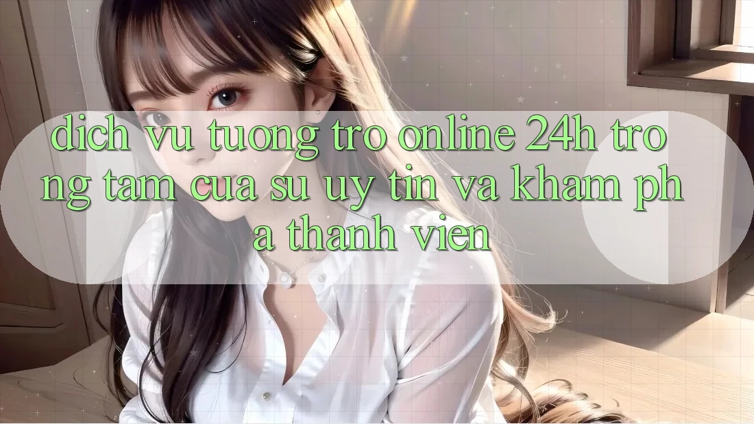 Dịch Vụ Tương trợ Online 24h: Trọng Tâm Của Sự Uy Tín và Khám phá Thành viên