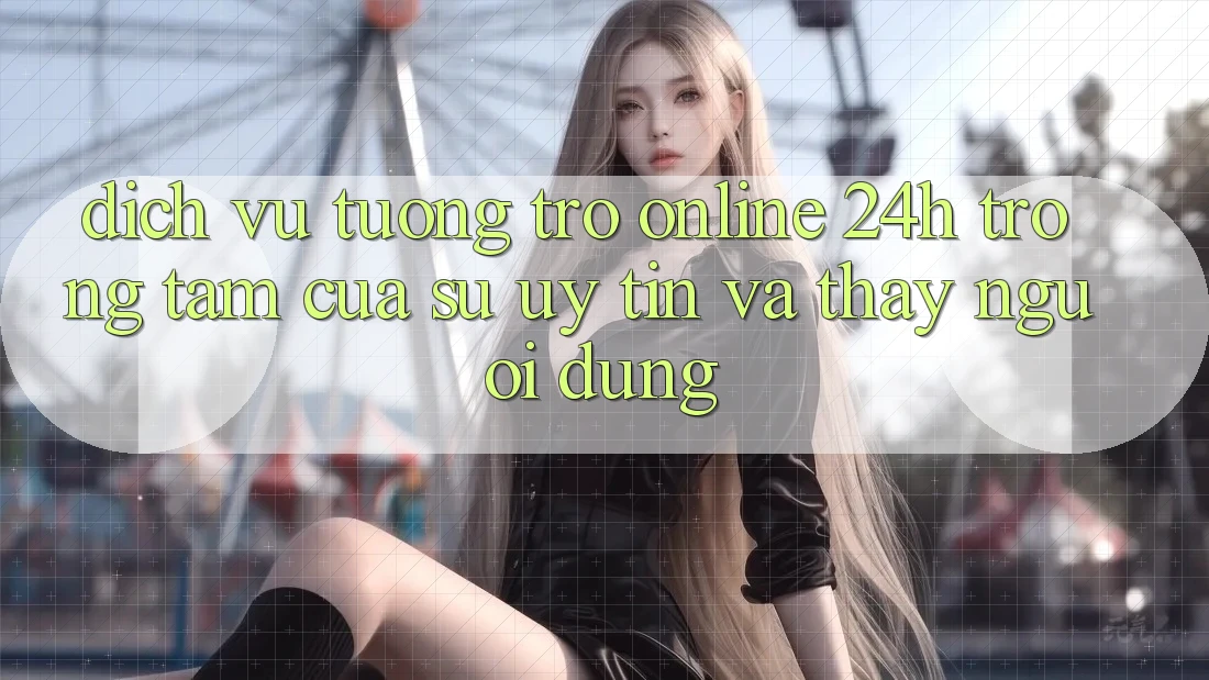 Dịch Vụ Tương trợ Online 24h: Trọng Tâm Của Sự Uy Tín và Thấy Người dùng