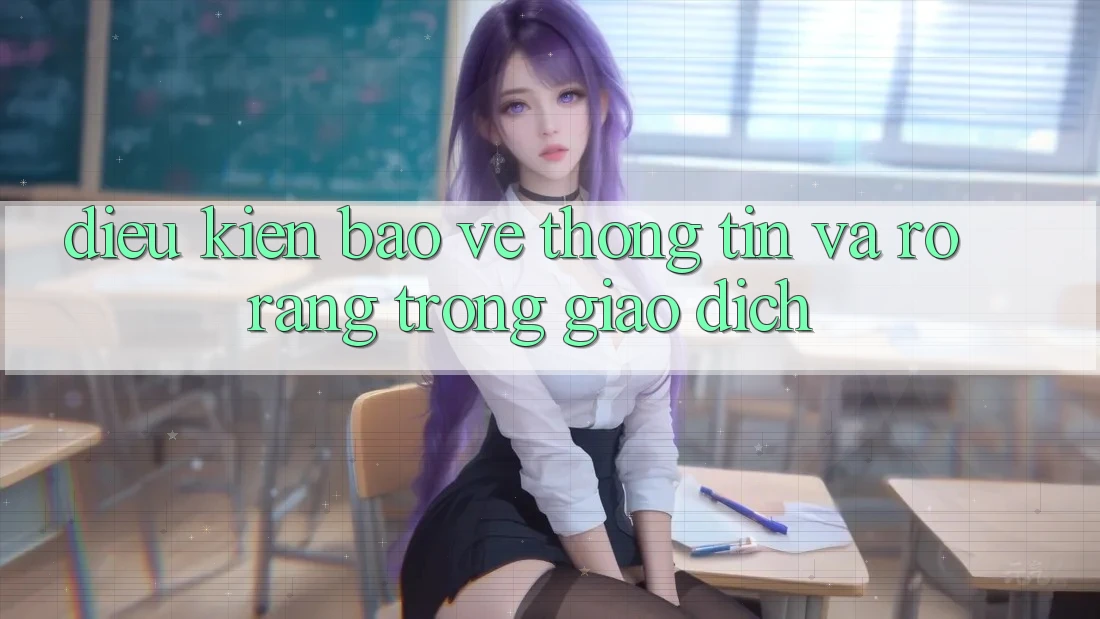 Điều kiện Bảo vệ thông tin Và Rõ Ràng Trong Giao Dịch
