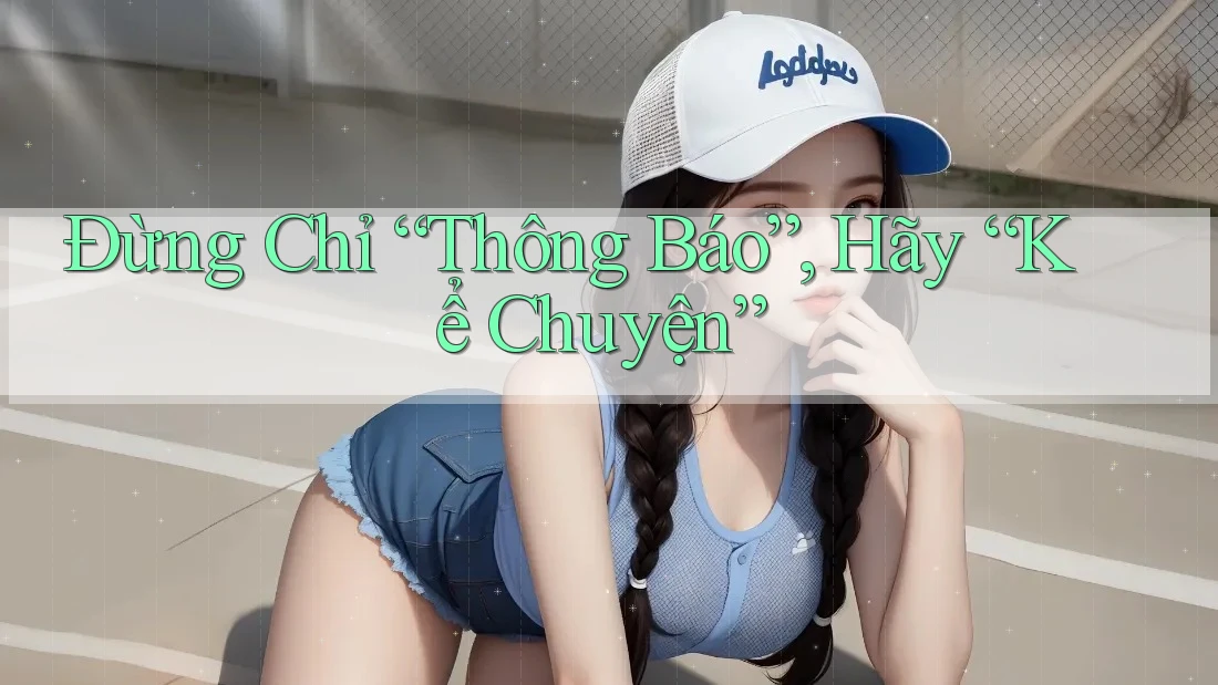 Đừng Chỉ “Thông Báo”, Hãy “Kể Chuyện”