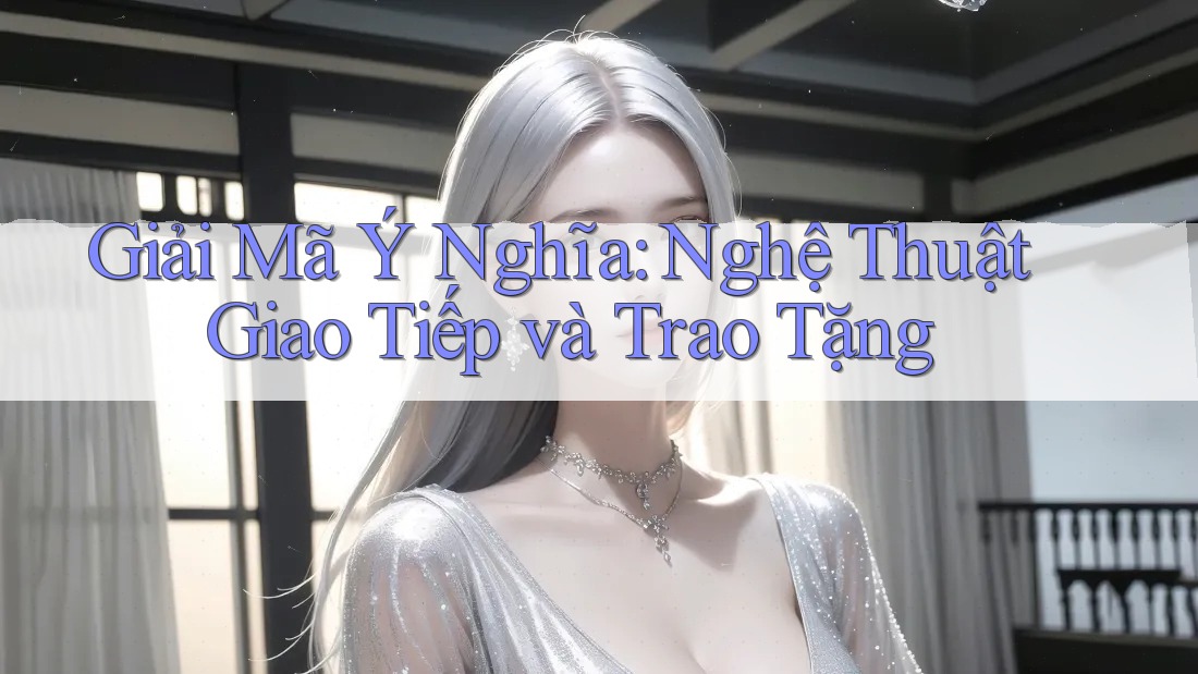 Giải Mã Ý Nghĩa: Nghệ Thuật Giao Tiếp và Trao Tặng Giải Mã Ý Nghĩa: Nghệ Thuật Giao Tiếp và Trao Tặng