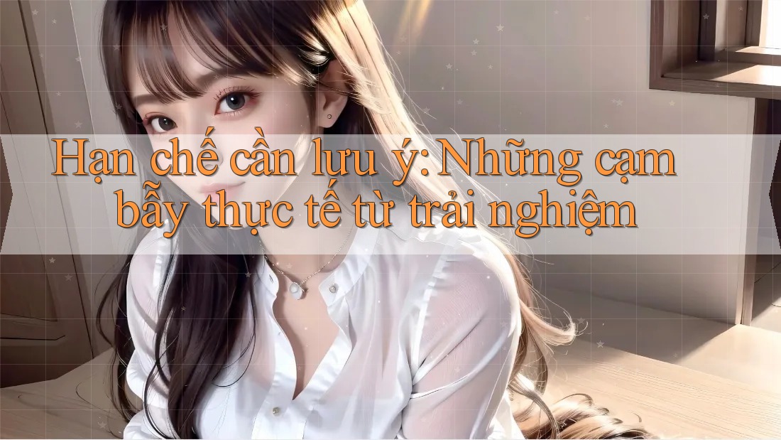 Hạn chế cần lưu ý: Những cạm bẫy thực tế từ trải nghiệm