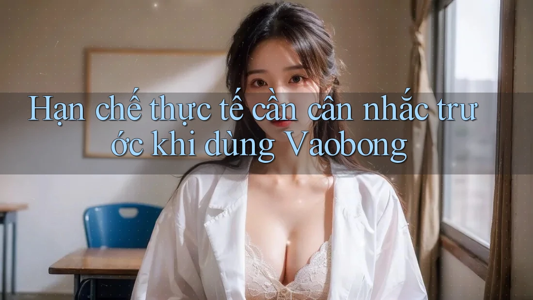 Hạn chế thực tế cần cân nhắc trước khi dùng Vaobong