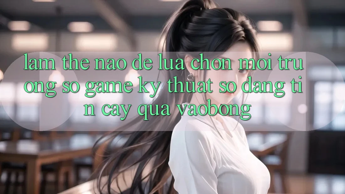 Làm Thế Nào Để Lựa Chọn Môi trường số Game Kỹ Thuật Số Đáng tin cậy Qua vaobong?