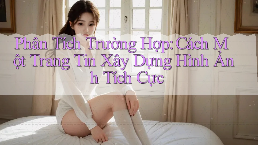 Phân Tích Trường Hợp: Cách Một Trang Tin Xây Dựng Hình Ảnh Tích Cực Phân Tích Trường Hợp: Cách Một Trang Tin Xây Dựng Hình Ảnh Tích Cực