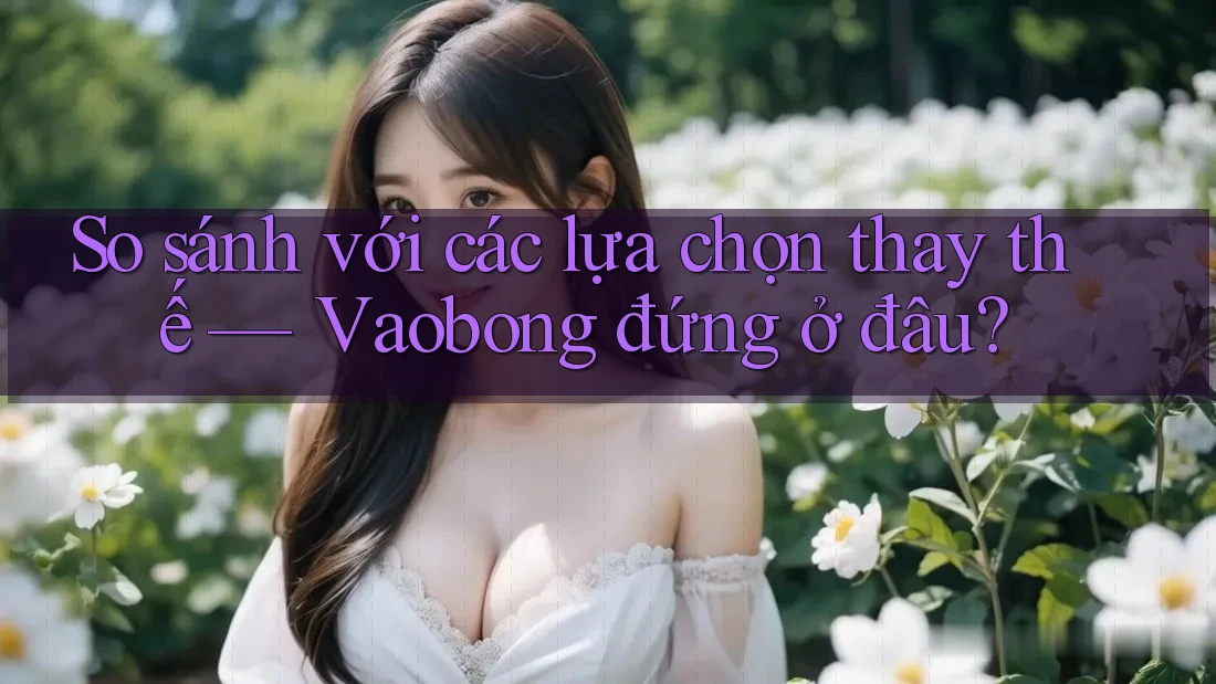 So sánh với các lựa chọn thay thế — Vaobong đứng ở đâu?