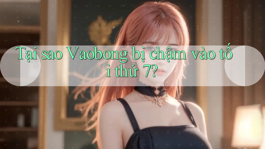 Tại sao Vaobong bị chậm vào tối thứ 7?