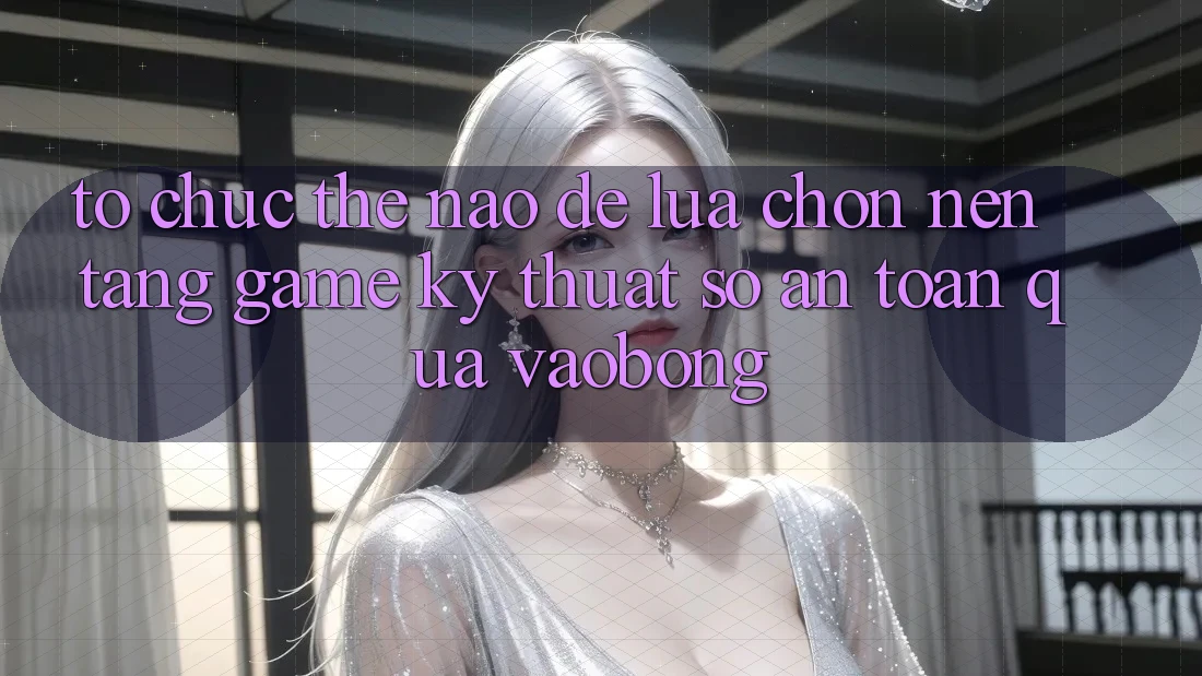 Tổ chức Thế Nào Để Lựa Chọn Nền Tảng Game Kỹ Thuật Số An Toàn Qua vaobong?
