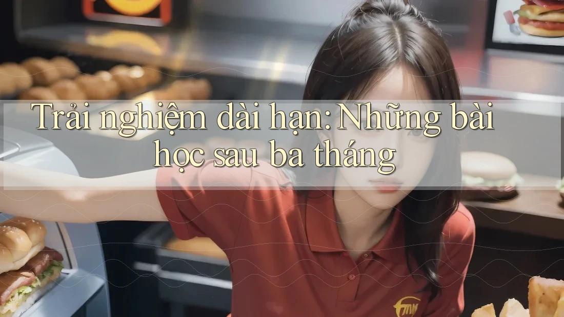 Trải nghiệm dài hạn: Những bài học sau ba tháng