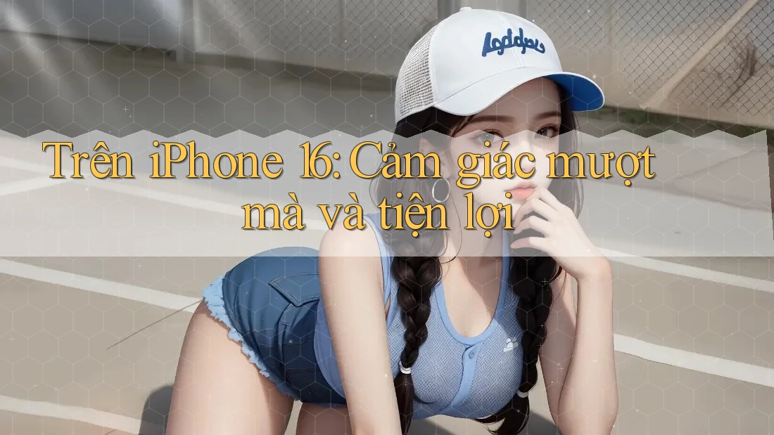 Trên iPhone 16: Cảm giác mượt mà và tiện lợi