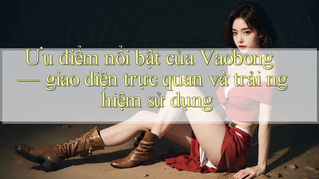 Ưu điểm nổi bật của Vaobong — giao diện trực quan và trải nghiệm sử dụng